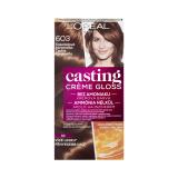 L'Oréal Paris Casting Creme Gloss Боя за коса за жени 48 ml Нюанс 603 Chocolate Caramel