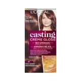 L'Oréal Paris Casting Creme Gloss Боя за коса за жени 48 ml Нюанс 554 Chilli Chocolate