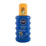Nivea Sun Protect & Moisture SPF15 Слънцезащитна козметика за тяло 200 ml