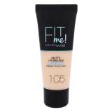 Maybelline Fit Me! Matte + Poreless Фон дьо тен за жени 30 ml Нюанс 105 Natural Ivory