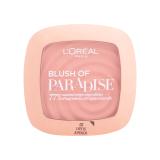 L'Oréal Paris Paradise Blush Руж за жени 9 ml Нюанс 01 Life Is Peach