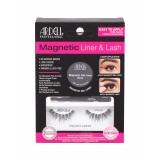 Ardell Magnetic Liner & Lash Wispies Изкуствени мигли за жени Нюанс Black Комплект