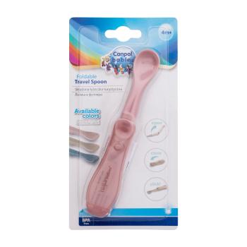 Canpol babies Travel Spoon Foldable Pink