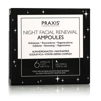 Praxis Laboratorios Night Facial Renewal Ampoules
