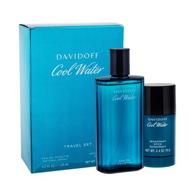 Davidoff Cool Water Подаръчен комплект EDT 125 ml + деостик 75 ml увредена кутия