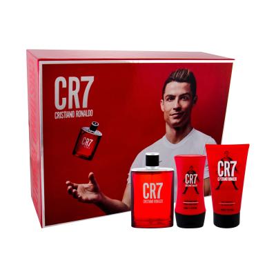 Cristiano Ronaldo CR7 Подаръчен комплект EDT 100 ml + душ гел 150 ml + балсам след бръснене 100 ml увредена кутия