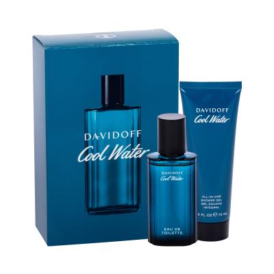Davidoff Cool Water Подаръчен комплект EDT 40 ml + душ гел 75 ml увредена кутия