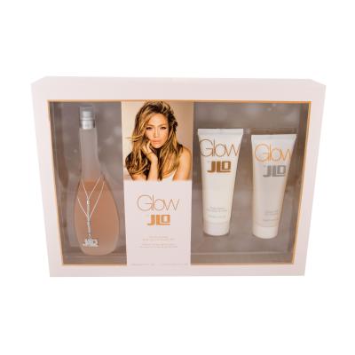 Jennifer Lopez Glow By JLo Подаръчен комплект EDT 100 ml + лосион за тяло 75 ml + душ гел 75 ml увредена кутия