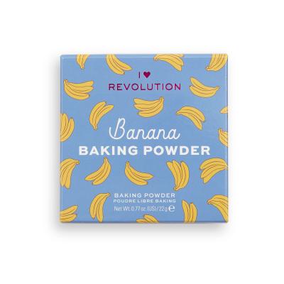I Heart Revolution Loose Baking Powder Пудра за жени 22 гр Нюанс Banana