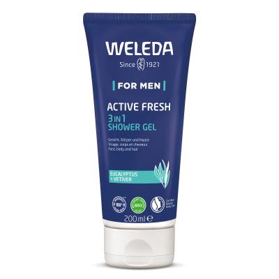 Weleda For Men Active Fresh 3in1 Душ гел за мъже 200 ml