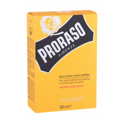 PRORASO Wood &amp; Spice Beard Balm Балсам за брада за мъже 100 ml