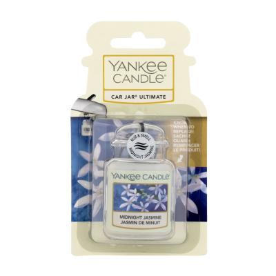 Yankee Candle Midnight Jasmine Car Jar Ароматизатор за автомобил 1 бр