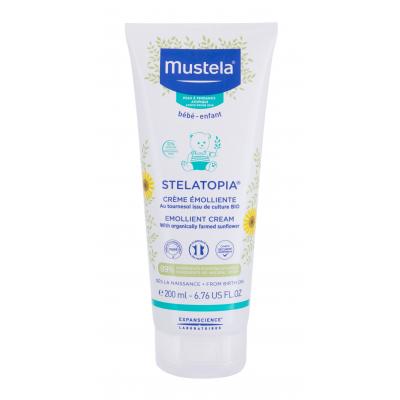 Mustela Bébé Stelatopia Emollient Cream Дневен крем за лице за деца 200 ml