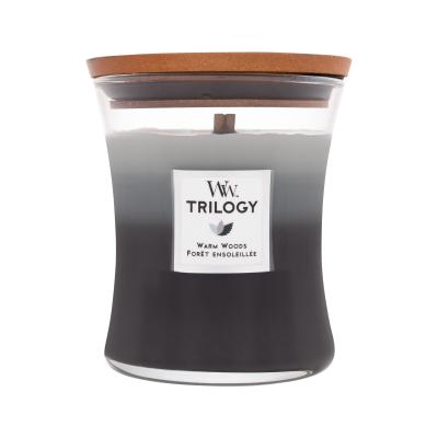 WoodWick Trilogy Warm Woods Ароматна свещ 275 g