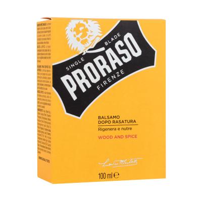 PRORASO Wood &amp; Spice After Shave Balm Балсам след бръснене за мъже 100 ml