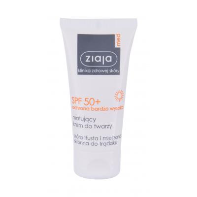 Ziaja Med Protective Matifying SPF50+ Слънцезащитен продукт за лице за жени 50 ml