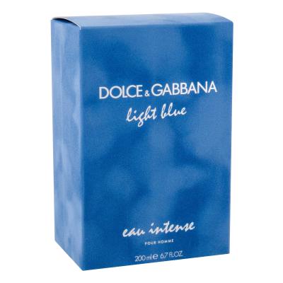Dolce&amp;Gabbana Light Blue Eau Intense Eau de Parfum за мъже 200 ml увредена кутия
