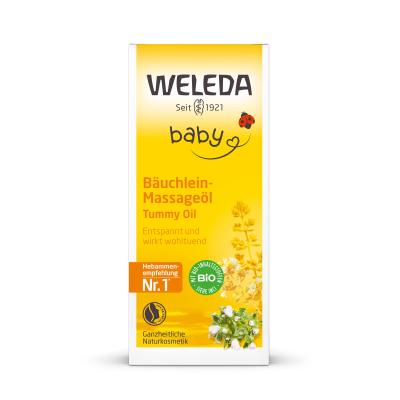 Weleda Baby Tummy Oil Продукти за масаж за деца 50 ml
