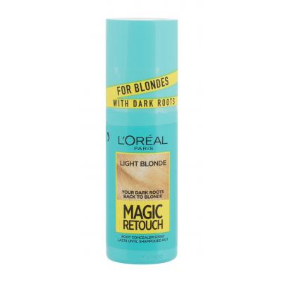 L'Oréal Paris Magic Retouch Instant Root Concealer Spray Боя за коса за жени 75 ml Нюанс Light Blonde