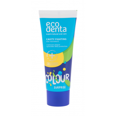 Ecodenta Toothpaste Cavity Fighting Colour Surprise Паста за зъби за деца 75 ml