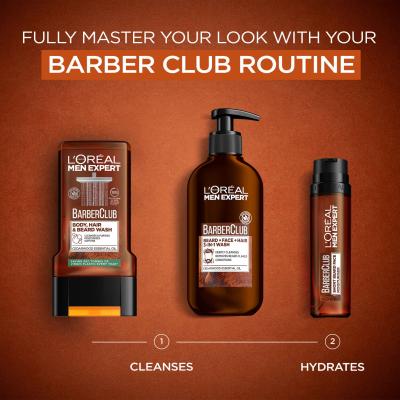 L&#039;Oréal Paris Men Expert Barber Club Body, Hair &amp; Beard Wash Душ гел за мъже 300 ml