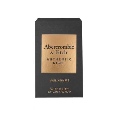 Abercrombie &amp; Fitch Authentic Night Eau de Toilette за мъже 100 ml