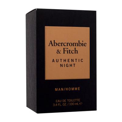 Abercrombie &amp; Fitch Authentic Night Eau de Toilette за мъже 100 ml
