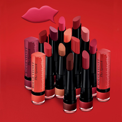 BOURJOIS Paris Rouge Velvet The Lipstick Червило за жени 2,4 гр Нюанс 18 Mauve-Martre