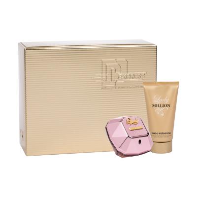 Paco Rabanne Lady Million Empire Подаръчен комплект EDP 50 ml + лосион за тяло 75 ml увредена кутия
