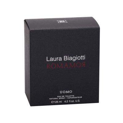 Laura Biagiotti Romamor Uomo Eau de Toilette за мъже 125 ml увредена кутия