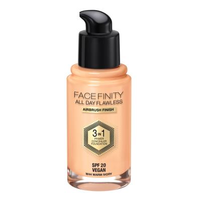 Max Factor Facefinity All Day Flawless SPF20 Фон дьо тен за жени 30 ml Нюанс W44 Warm Ivory