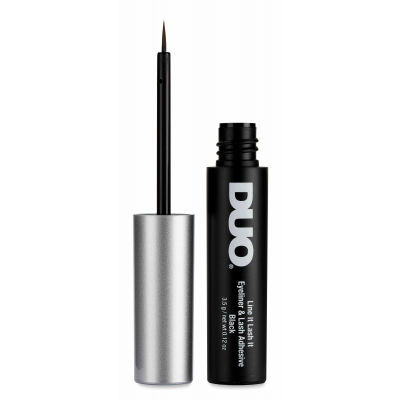 Ardell Duo 2in1 Eyeliner &amp; Lash Adhesive Очна линия за жени 3,5 гр Нюанс Black