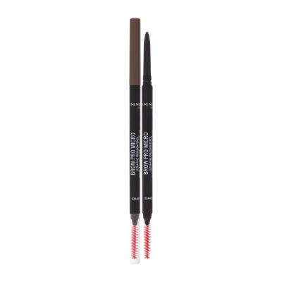 Rimmel London Brow Pro Micro Молив за вежди за жени 0,09 g Нюанс 002 Soft Brown