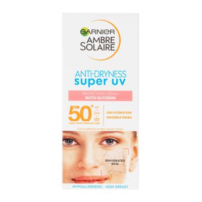 Garnier Ambre Solaire Sensitive Advanced SPF50+ Слънцезащитен продукт за лице 50 ml