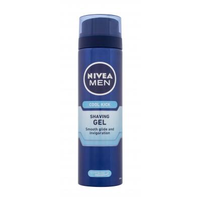 Nivea Men Fresh Kick Shaving Gel Гел за бръснене за мъже 200 ml