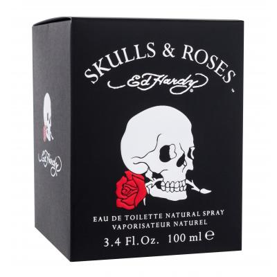 Christian Audigier Ed Hardy Skulls &amp; Roses Eau de Toilette за мъже 100 ml