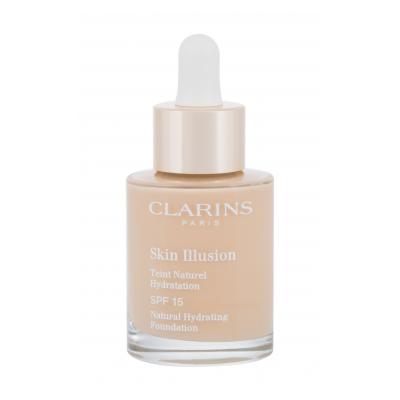 Clarins Skin Illusion Natural Hydrating SPF15 Фон дьо тен за жени 30 ml Нюанс 101 Linen