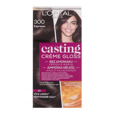 L'Oréal Paris Casting Creme Gloss Боя за коса за жени 48 ml Нюанс 300 Espresso