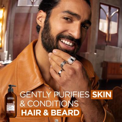 L&#039;Oréal Paris Men Expert Barber Club Beard, Face &amp; Hair Wash Шампоан за брада за мъже 200 ml