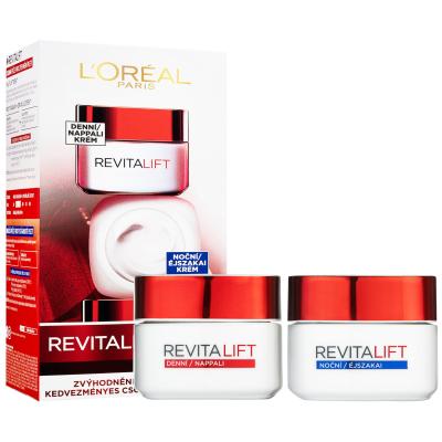 L&#039;Oréal Paris Revitalift Duo Set Подаръчен комплект дневен крем за лице Revitalift 50 ml + нощен крем за лице Revitalift 50 ml