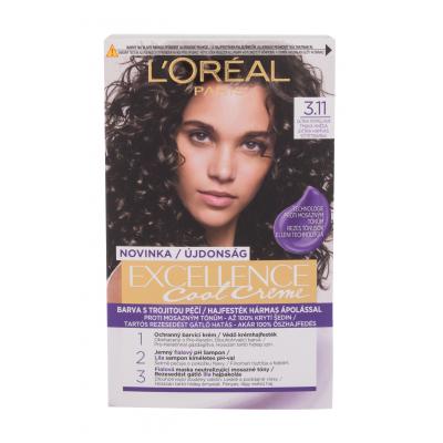 L'Oréal Paris Excellence Cool Creme Боя за коса за жени 48 ml Нюанс 3,11 Ultra Ash Dark Brown
