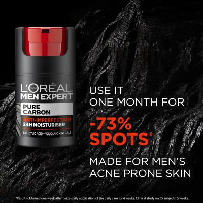 L&#039;Oréal Paris Men Expert Pure Carbon Anti-Imperfection Daily Care Дневен крем за лице за мъже 50 ml