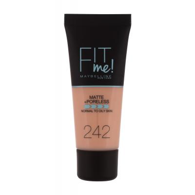 Maybelline Fit Me! Matte + Poreless Фон дьо тен за жени 30 ml Нюанс 242 Light Honey