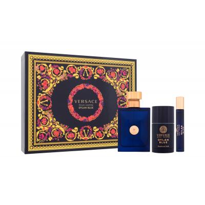Versace Pour Homme Dylan Blue Подаръчен комплект EDT 100 ml + EDT 10 ml + део стик 75 ml