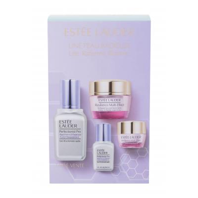 Estée Lauder Perfectionist Pro Set Подаръчен комплект серум за лице Perfectionist Pro 50 ml + серум за лице Perfectionist Pro 15 ml + дневен крем за лице Resiliense Multi-Effect 15 ml + околоочен крем Resiliense Multi-Effect 5 ml