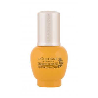 L'Occitane Immortelle Divine Eye & Lip Contour Околоочен гел за жени 15 ml