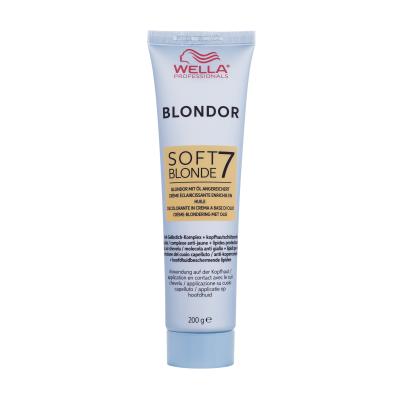 Wella Professionals Blondor Soft Blonde 7 Боя за коса за жени 200 g