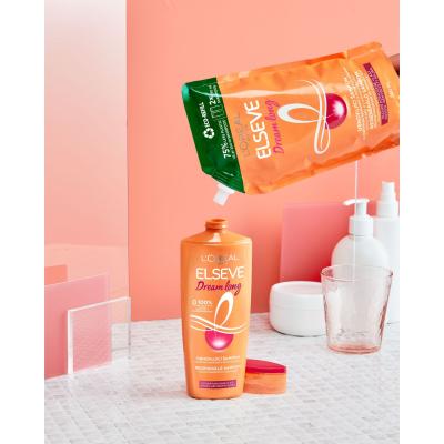 L&#039;Oréal Paris Elseve Dream Long Restoring Shampoo Шампоан за жени Пълнител 500 ml