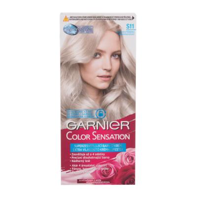 Garnier Color Sensation Боя за коса за жени 40 ml Нюанс S11 Ultra Smoky Blonde увредена кутия