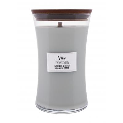 WoodWick Lavender & Cedar Ароматна свещ 610 g